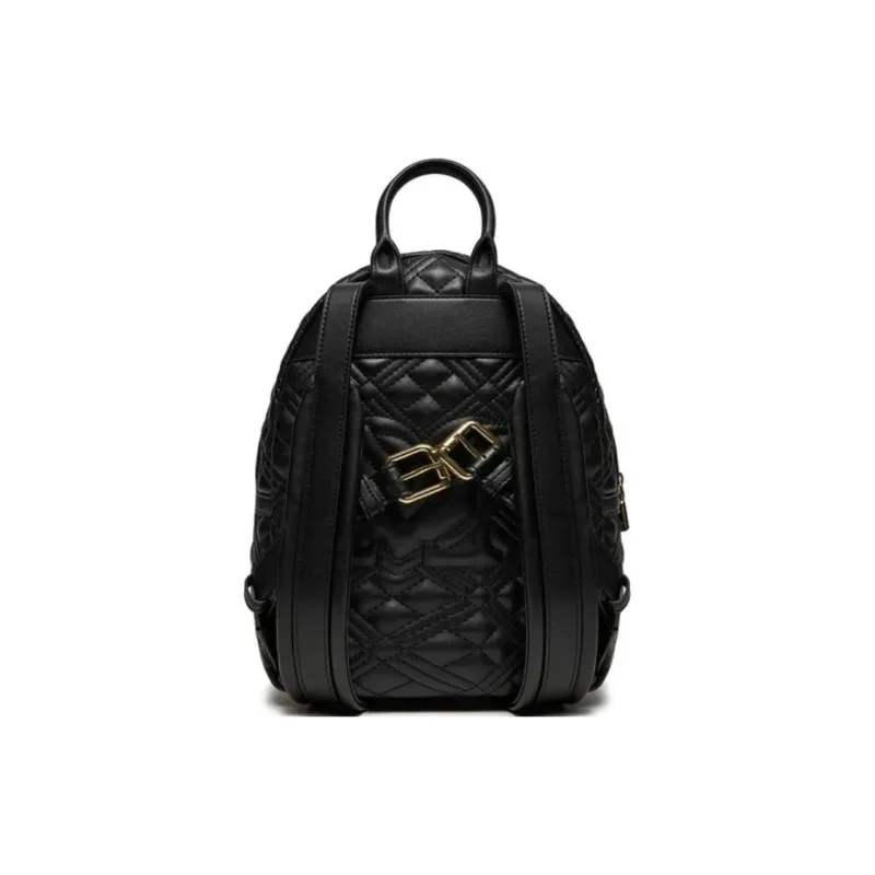 LOVE MOSCHINO Logo Lettering Quilted Backpack-4