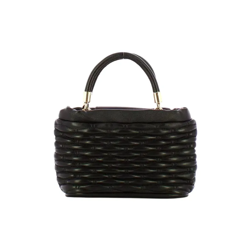 Furla Genuine Leather Shoulder Bag, Crossbody Bag, Handbag Mini Women's Black-3