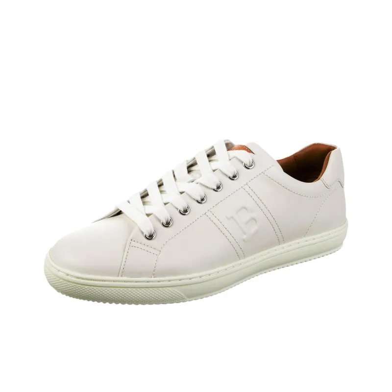 BALLY Orivel Low Top Skateboard Shoes Men's White-1