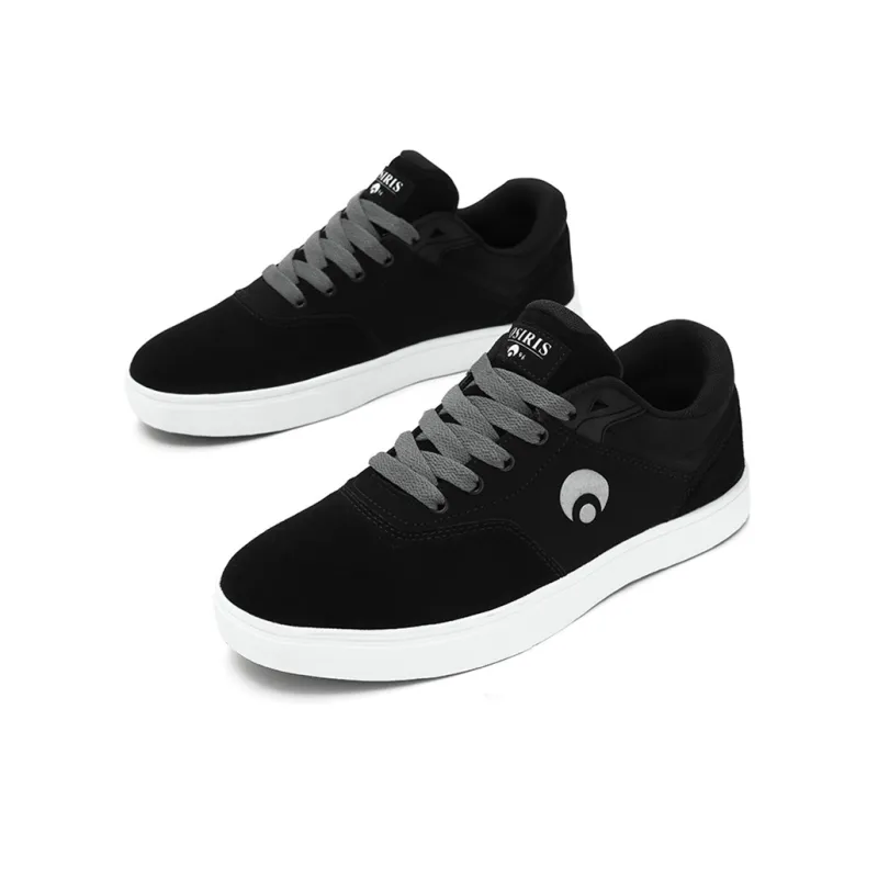OSIRIS Slip Resistant Lightweight Breathable Low Top Skateboard Shoes Unisex Black-2