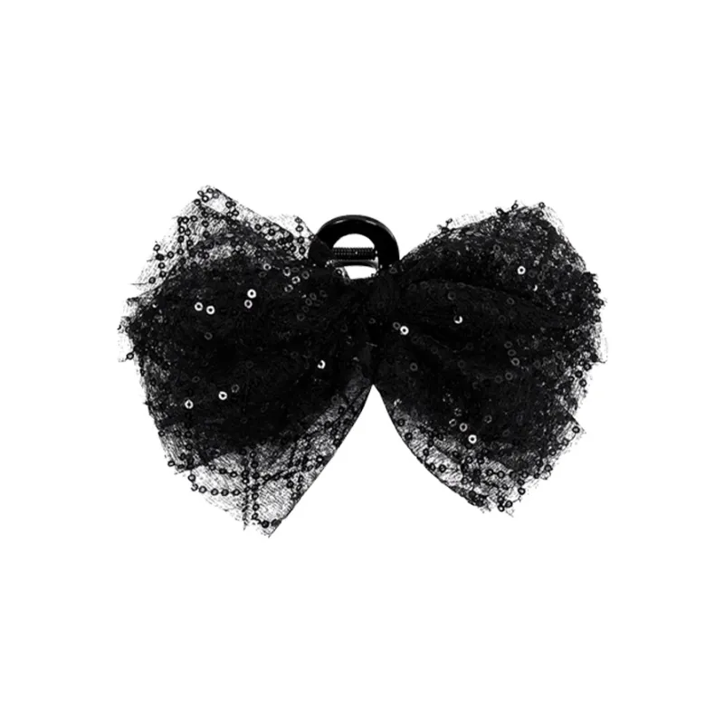 Yiru Acrylic Gauze Hair Clip Hair Claw Clip Women's-0