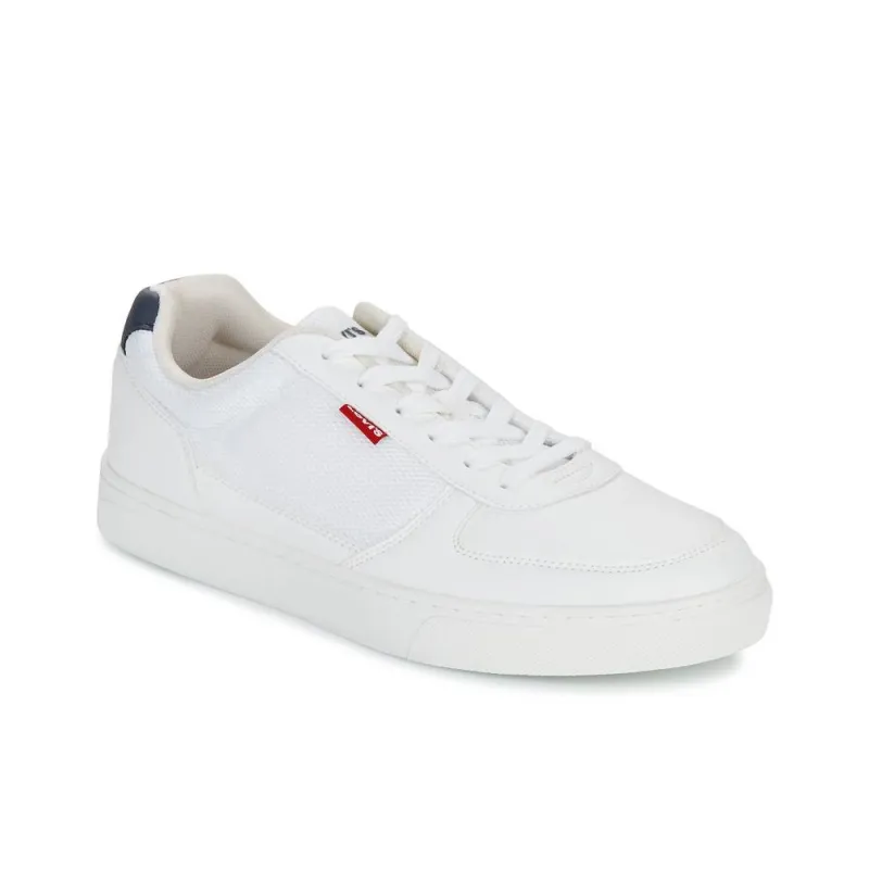 Levi's LIAM WHITE Abrasion Resistant Low Top Skateboard Shoes Men's White-2