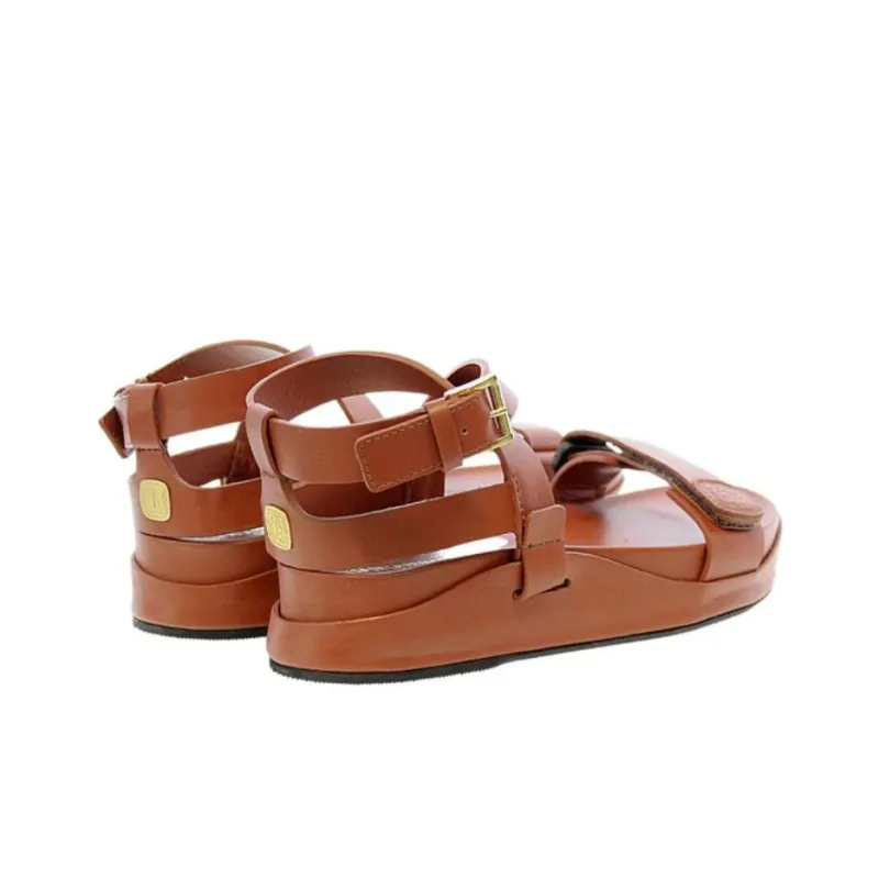 INES DE LA FRESSANGE One Strap Sandals Women's Brown-5