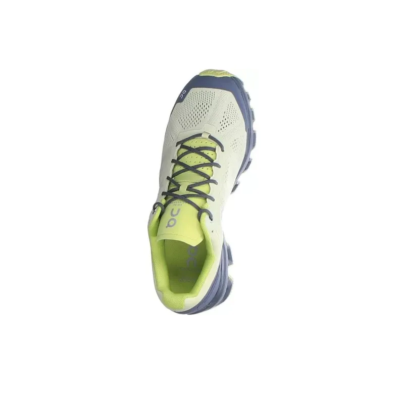 On Cloudventure Anti Slip Wear Resistant Low Top Casual Running Shoes Men's Gray Yellow-2