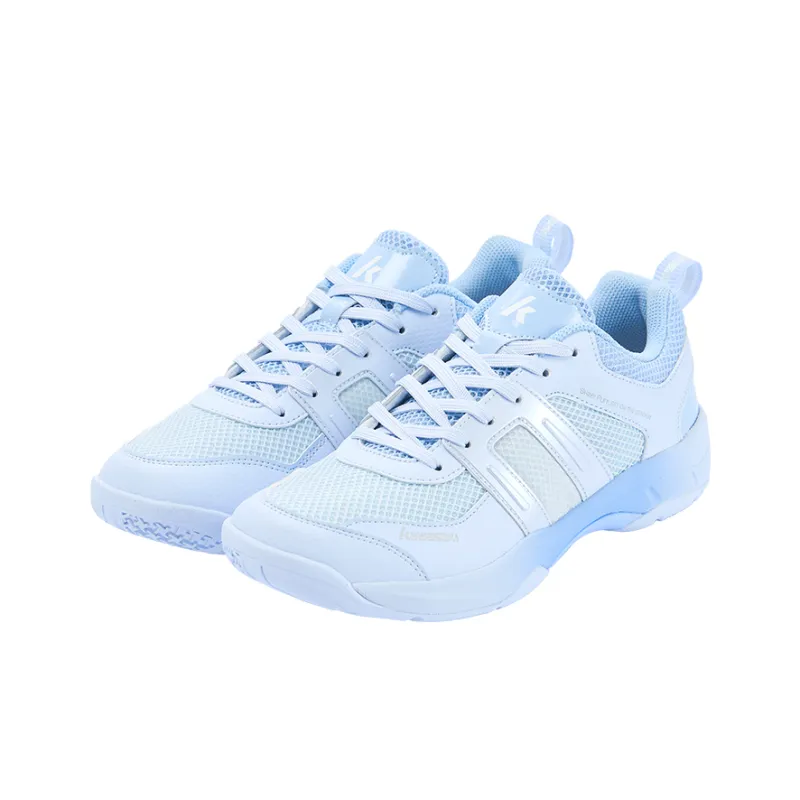 Kawasaki Abrasion Resistant Breathable Coverage Low Top Badminton Shoes Unisex Blue-5