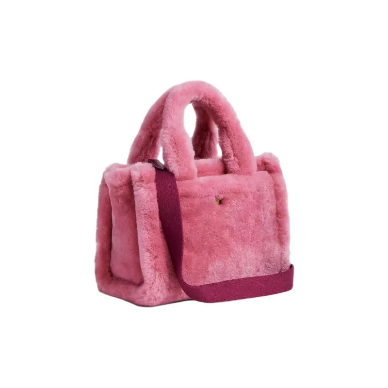 COACH Cargo Shearling Crossbody One Shoulder Handbag Mini Women's Rose Pink-1