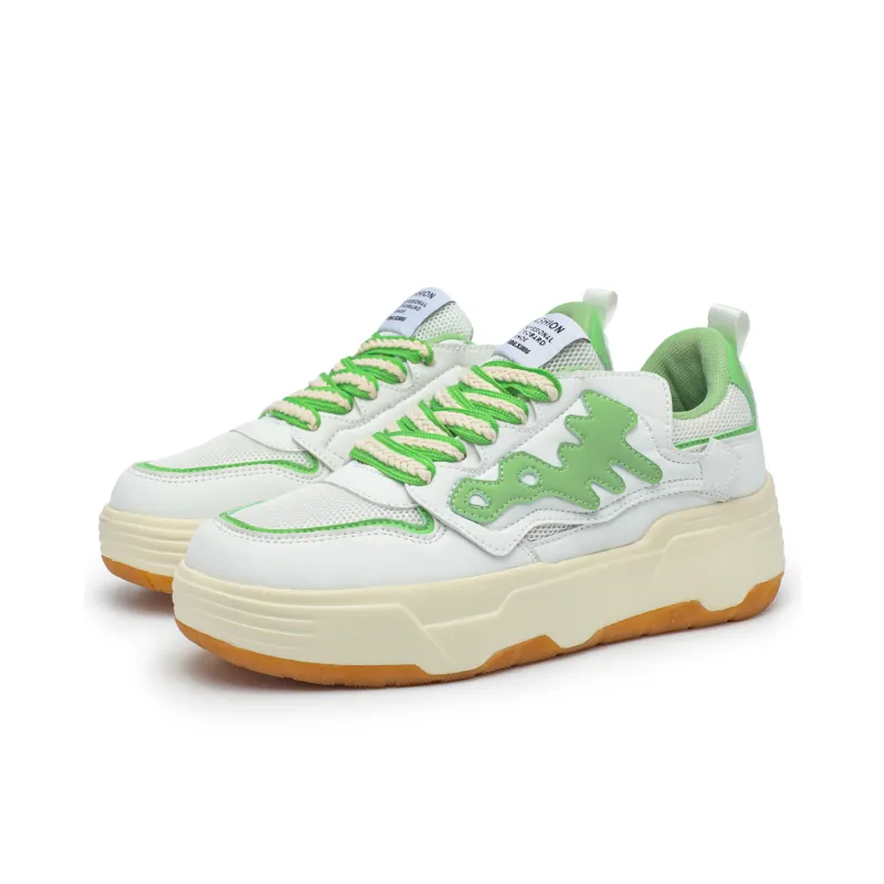 Singing Wear-Resistant Lightweight Height Increasing Low-Top Skateboard Shoes Unisex-10