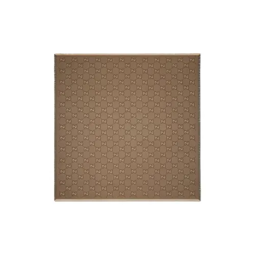 GUCCI Gg Jacquard Fringed Scarf