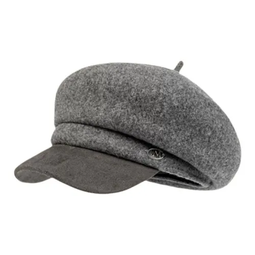 Peach Tea Wool Blend Berets Women's