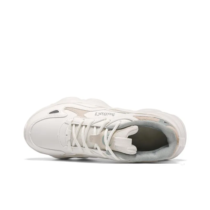 361° Warm And Wear Resistant Low Top Casual Shoes Women's Feather White Oat Milk-3