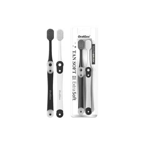 BANNER Wide Head Soft Hair Gum Protection Toothbrushes Whitening Teeth Fresh Breath 2 Pcs Pack