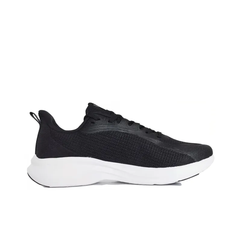 361° Anti Slip Wear Resistant Low Top Running Shoes Men's Black White-1