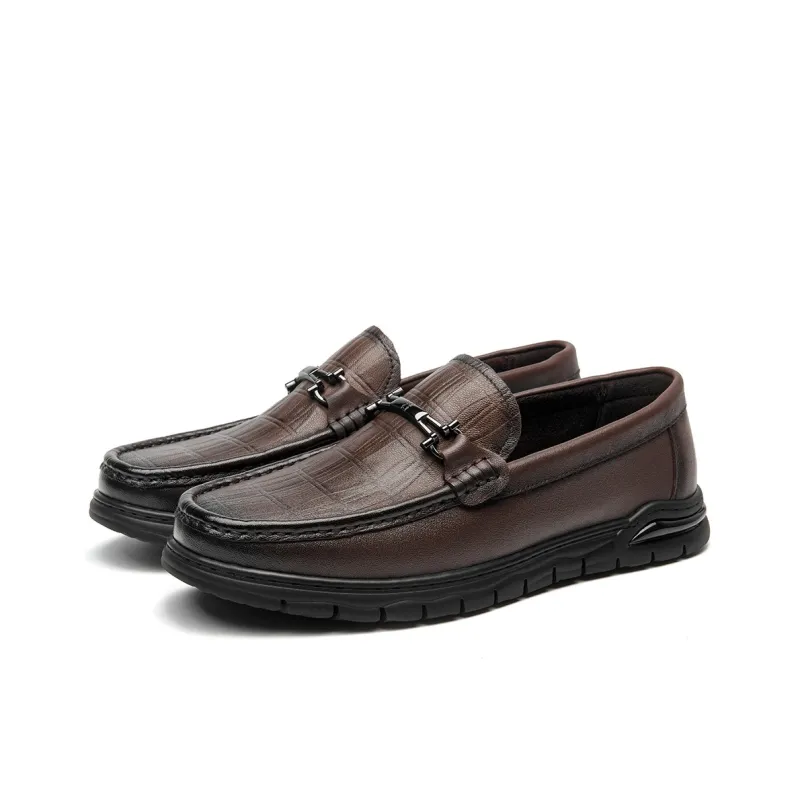 Spider King Men's Casual Shoes Men Low Top Black/Brown-7