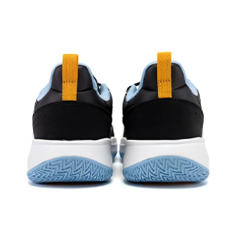 361° Cushioning Wear-Resistant Low-Top Basketball Shoes Men's Black Blue-2