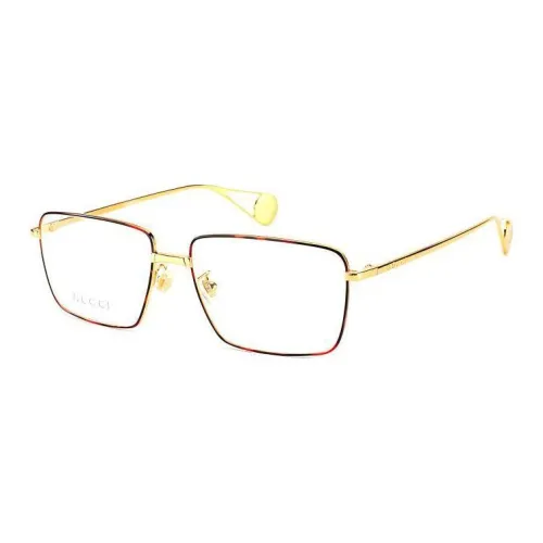 GUCCI Eyeglass Frames Unisex Gold
