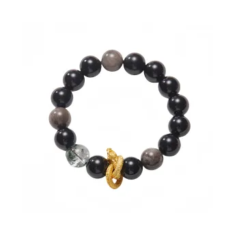 Fengyun Pavilion Obsidian Bracelets Unisex
