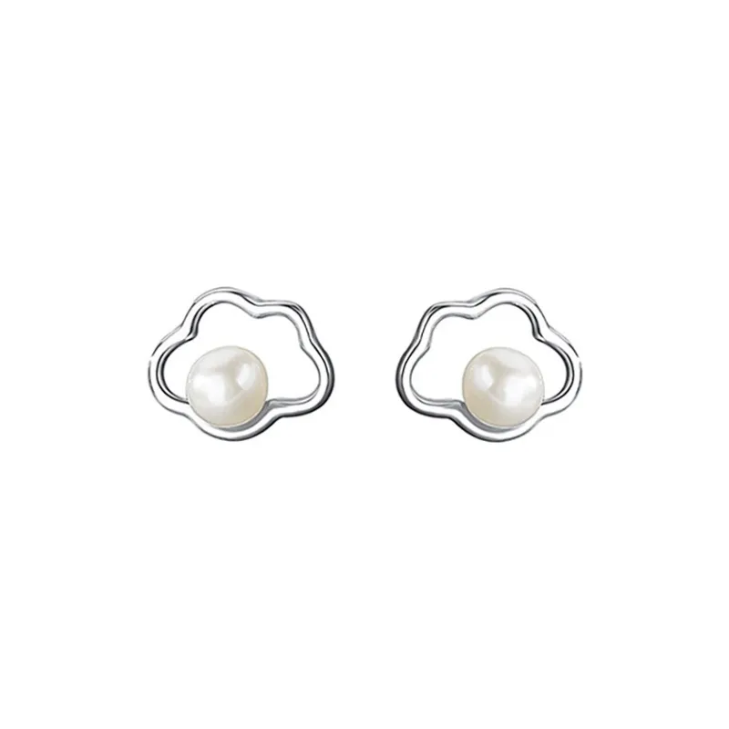 UNG 999 Fine Silver Stud Earrings Women's-0