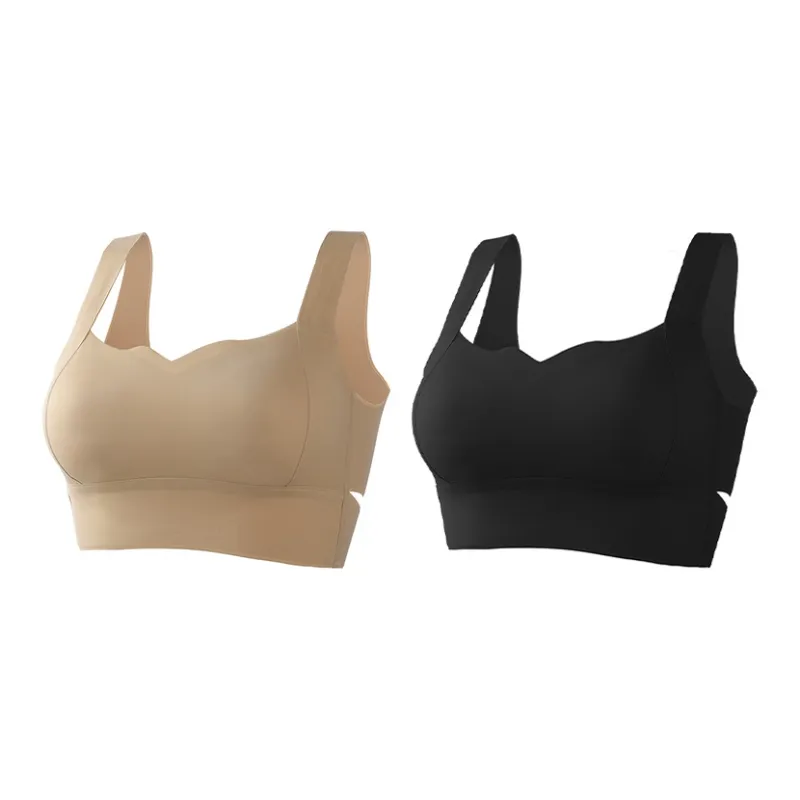 MADALLO Bra Women's 2 Pack Classic Black-3
