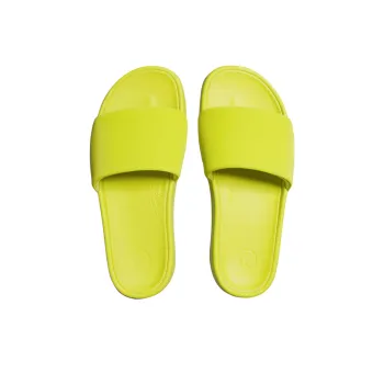 Lululemon Restfeel Slide Slip Resistant Abrasion Resistant Slide Slippers Women's Lime Yellow