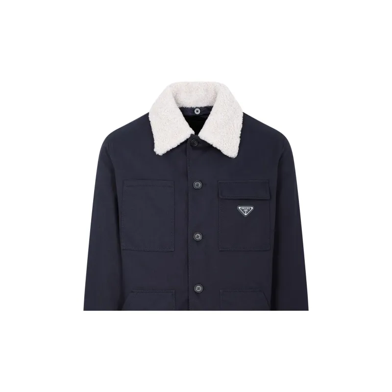 PRADA Jackets Men Blue-3