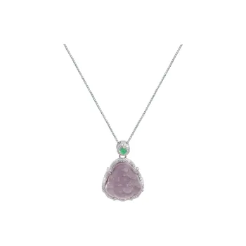 IWE Crystal Jade Necklaces Women's