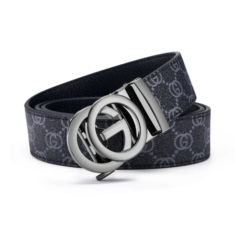 Cheekkiss Top Grain Cow Leather Belts Men's 3.5cm-1