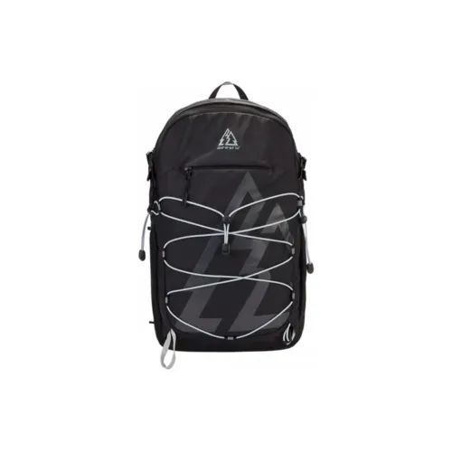 361° Fabric Backpack Unisex Black/moss Green