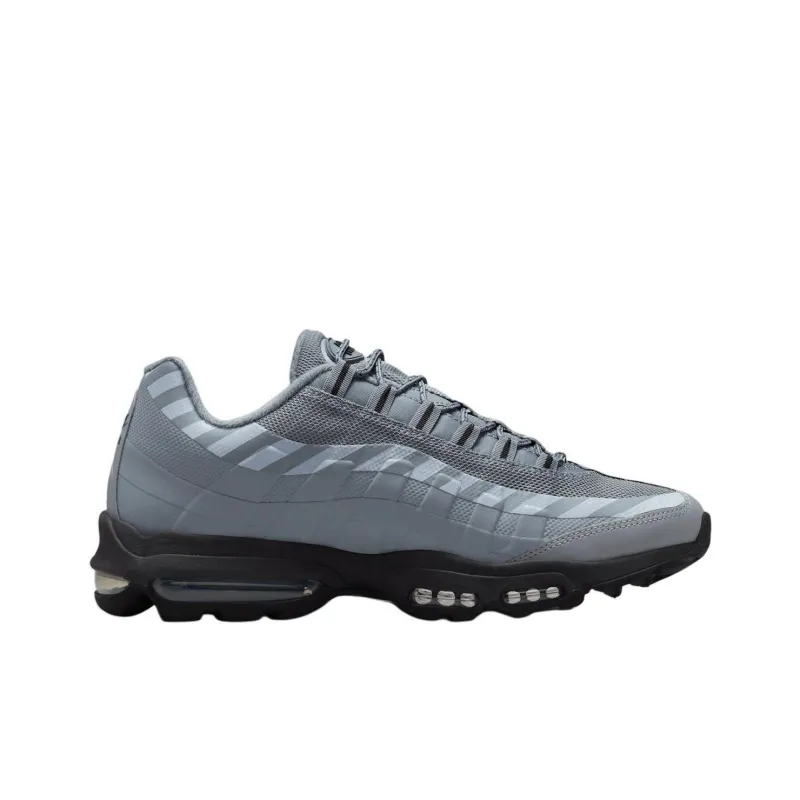 Nike Air Max 95 Ultra Caution Strip Black Chrome Grey-1