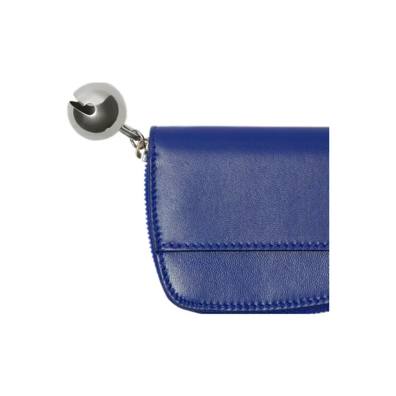 Burberry Lambskin Coin Purse Women's Knight Blue-2