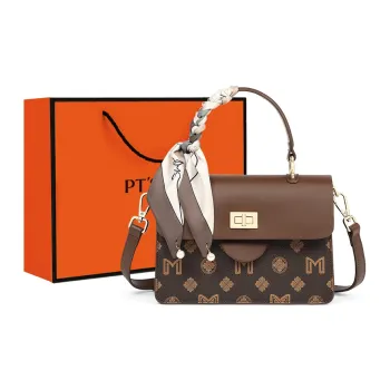 PT'SON Synthetic Leather Small Square Bag, Handbag, Crossbody Bag Regular Women's