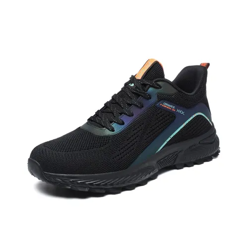 JSWEI Cushioned Slip Resistant Abrasion Resistant Low Top Casual Running Shoes Men's