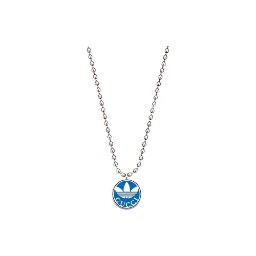 GUCCI 925 Sterling Silver Necklaces Women's Silver