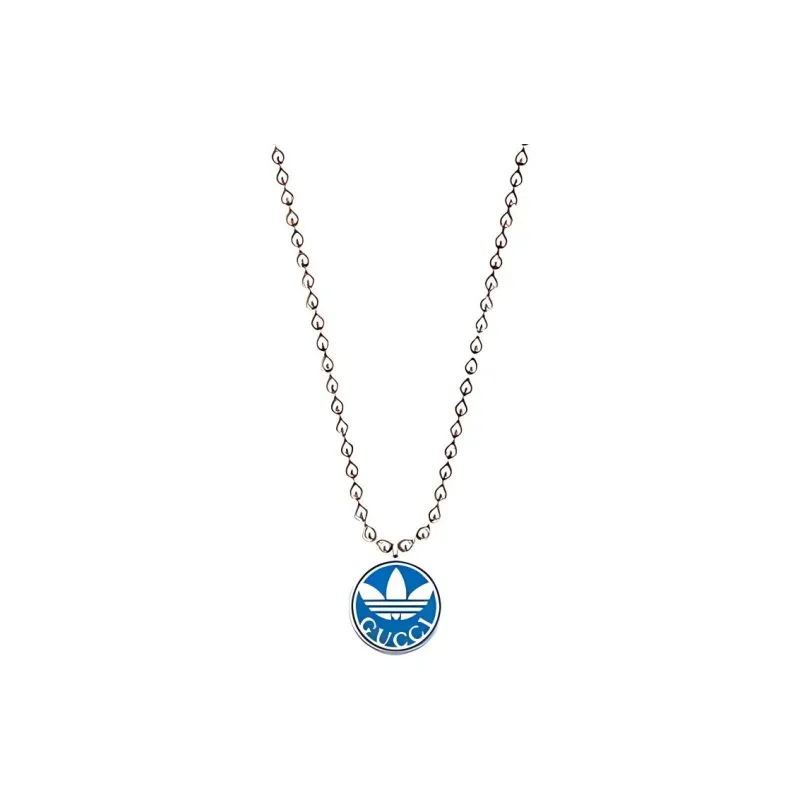 GUCCI 925 Sterling Silver Necklaces Women's Silver-0