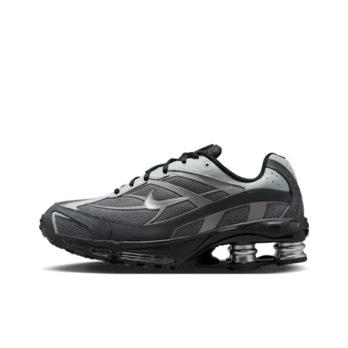 Nike Shox Ride Anti Slip Wear Resistant Low Top Running Shoes Unisex Black