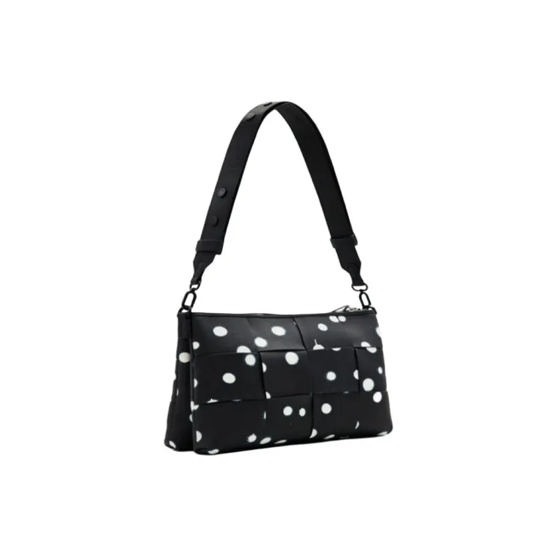 Desigual PU Portable Crossbody Bag, Shoulder Bag Regular Women's Black-2