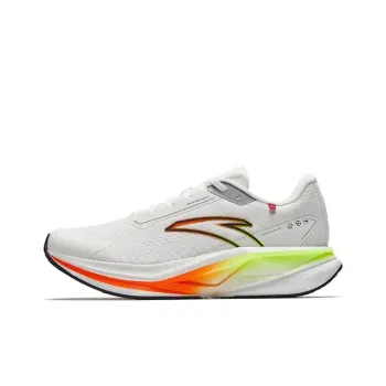 Anta Champion 3rd Gen Lightweight Cushioning Rebound Low Top Casual Running Shoes Men's White Black Orange