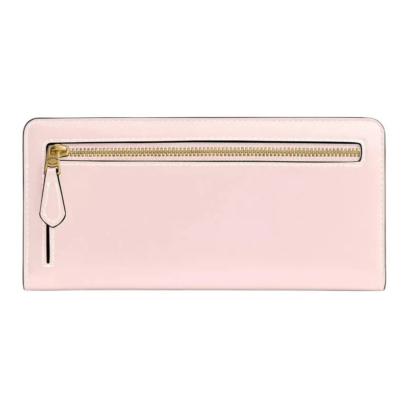 COACH Calfskin Wallet Small Size Women's Blush Color-1