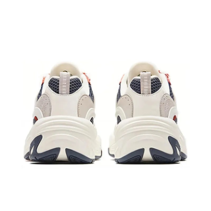 Anta Through Slip Resistant, Abrasion Resistant, Breathable Low Top Casual Shoes Women's White Gray-3
