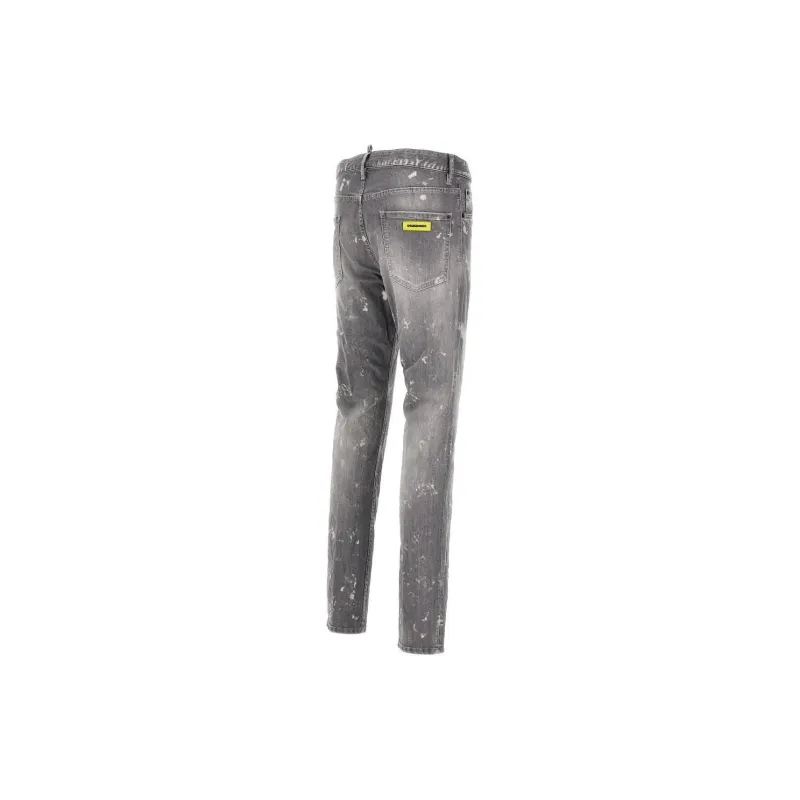 DSQUARED 2 Cool Guy Bleached Effect Slim Cut Jeans-3