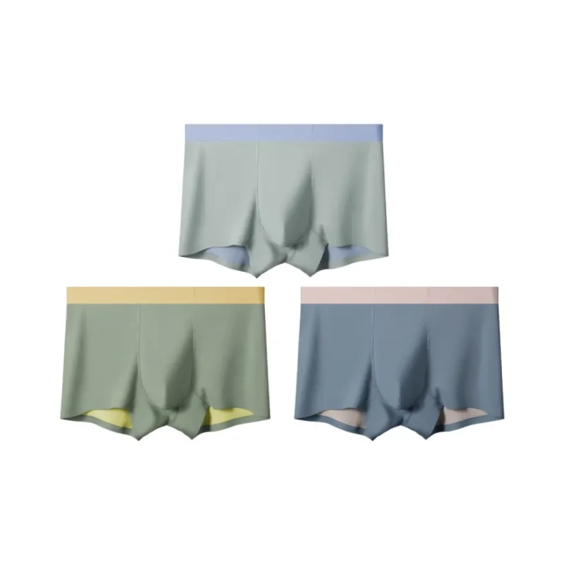 Qiao Ni Tong Underpants Men's 3 Pack-4