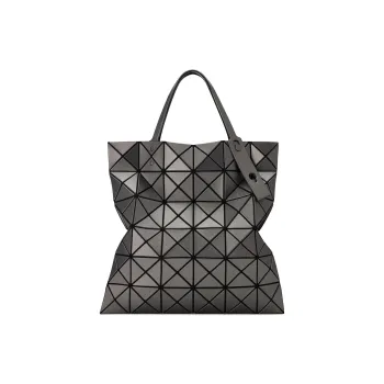 ISSEY MIYAKE Polyvinyl Chloride Resin Tote Bag Shopping Bag Shoulder Bag Handbag Women's Charcoal Gray