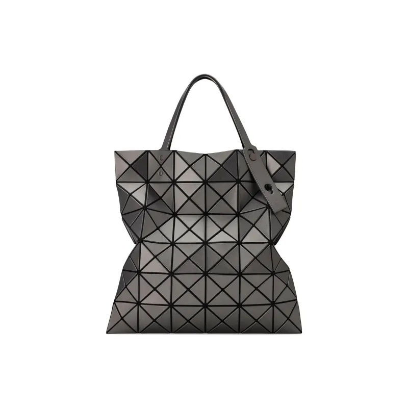 ISSEY MIYAKE Polyvinyl Chloride Resin Tote Bag Shopping Bag Shoulder Bag Handbag Women's Charcoal Gray-0
