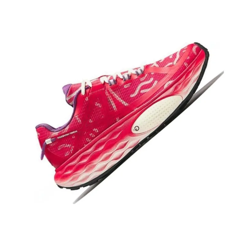 Anta ChengFeng Cushioning Anti-Slip And Wear-Resistant Low-Top Running Shoes Men's Red White-2