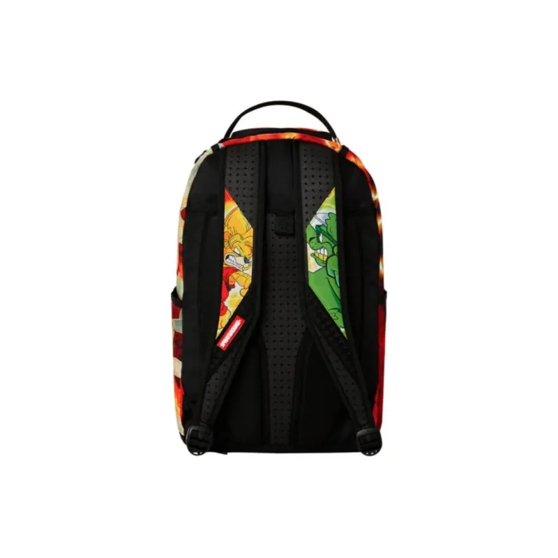 SPRAYGROUND Kombat Of The Bears DLXSR Backpack Yellow/Green/Red-2
