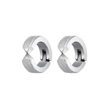MISS XIA JWY Titanium Steel Clip On Earrings Men's