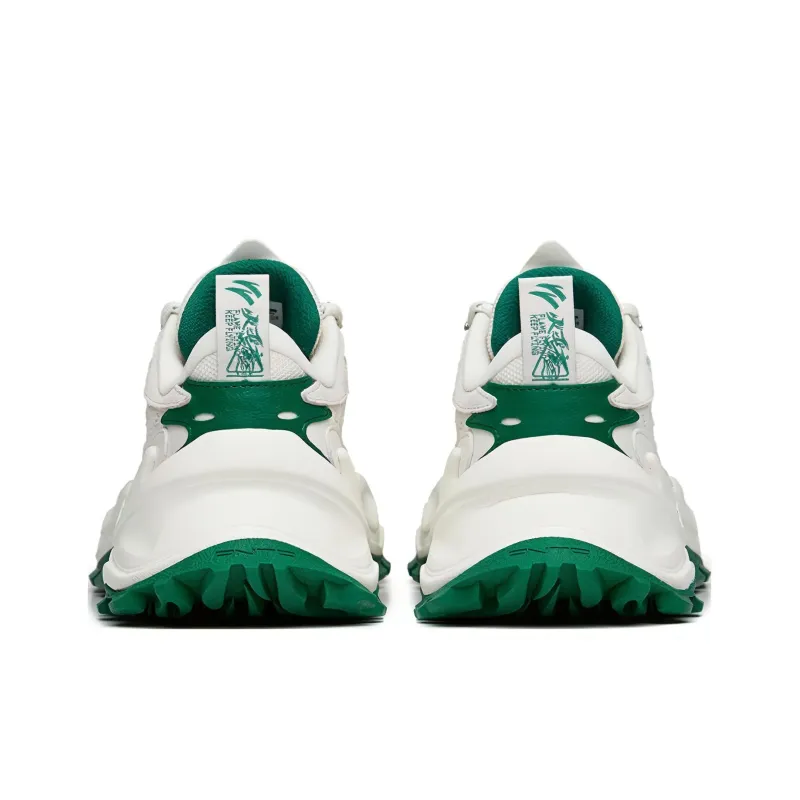 Anta Hot Low Top Casual Shoes Women's White Green-3