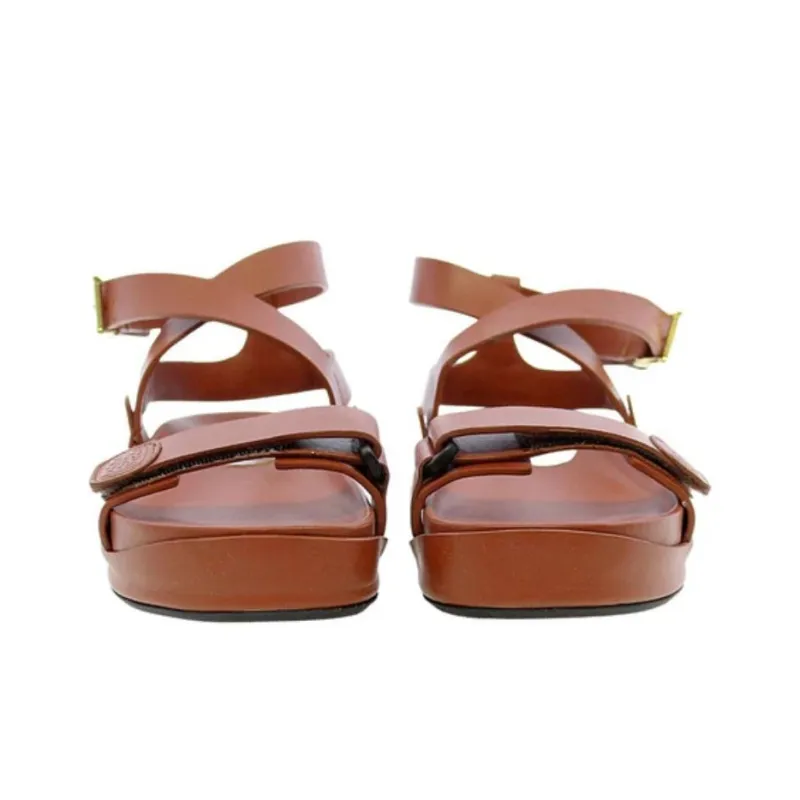 INES DE LA FRESSANGE One Strap Sandals Women's Brown-3