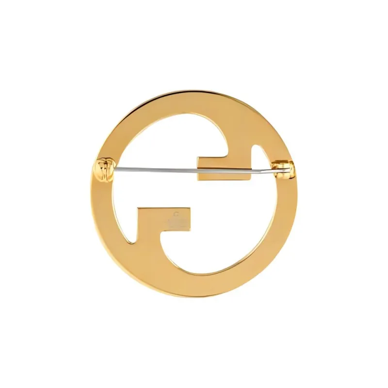 GUCCI Metal Brooches Unisex Gold-1