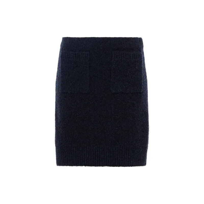 Bottega Veneta Ribbed Edge Mini Skirt-1