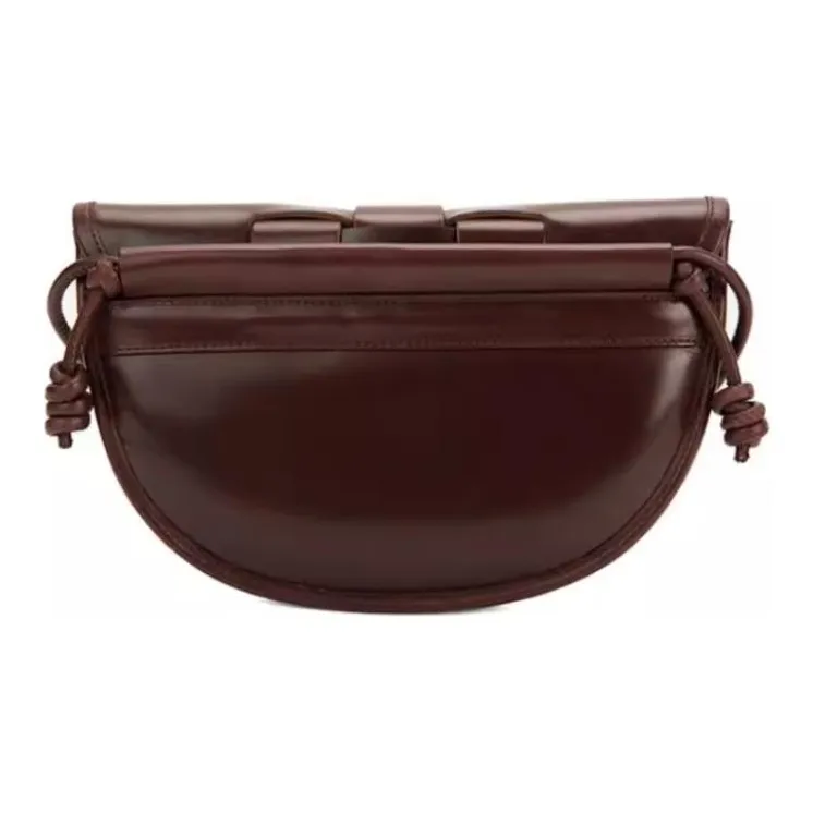 Hereu Cow Leather Crossbody Bag Shoulder Bag Small Size Women's Dark Brown-3